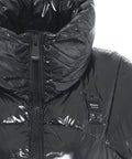 Gilet lucido in eco piuma #nero