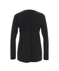 Shirt con girocollo #nero