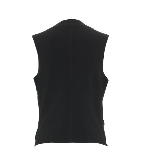 Gilet monopetto #nero