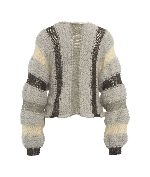 Cardigan 'Gràflekkut' #grigio