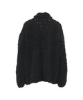 Cardigan in alpaca 'Fjalga' #nero