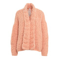 Cardigan in alpaca 'Fjalga' #pink