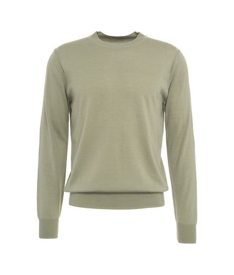 Maglia Extralight Knit con scollo rotondo #verde