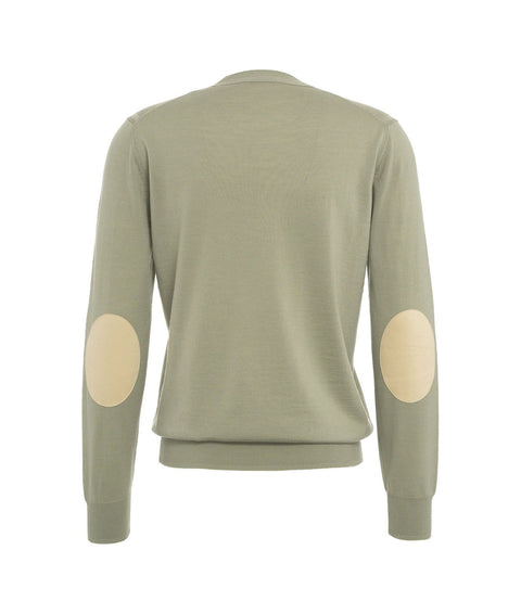 Maglia Extralight Knit con scollo rotondo #verde