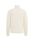 Cardigan in maglia di misto lana #bianco