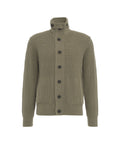 Cardigan in maglia di misto lana #verde