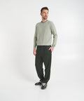 Pantaloni con orlo risvoltato #verde