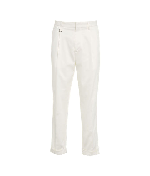 Chino relaxed fit 'Duomo' #bianco