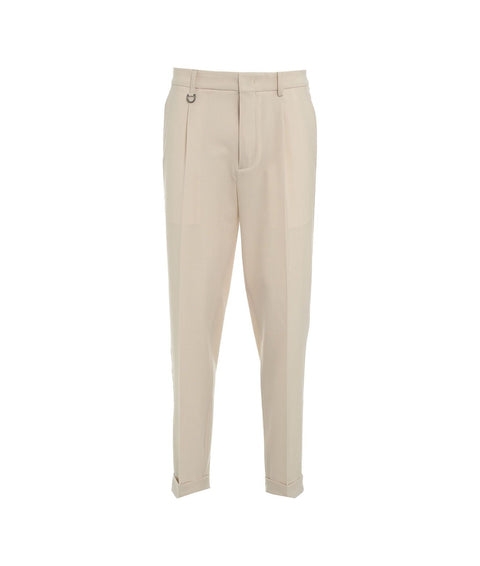 Pantalone chino relaxed fit #bianco