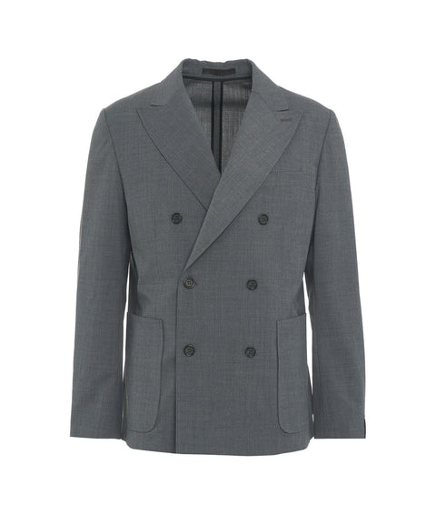 Blazer doppiopetto #grigio