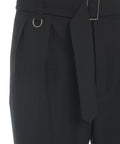 Pantaloni in tessuto con cintura #nero