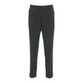 Chino relaxed fit 'Duomo' glencheck #grigio