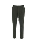 Pantaloni chino con coulisse #verde