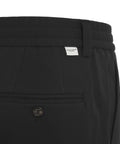 Pantaloni chino con coulisse 'Brera' #nero