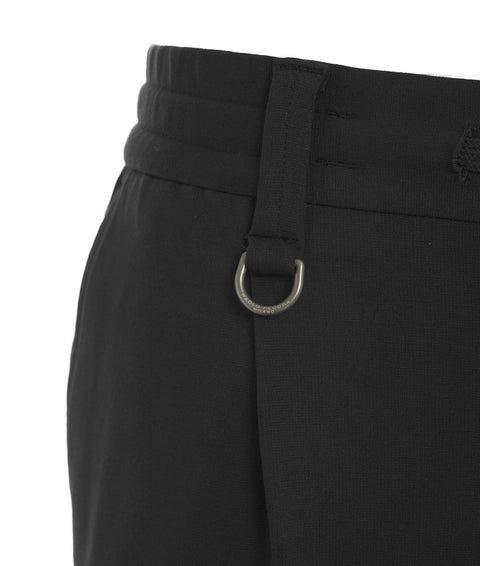 Pantaloni chino con coulisse 'Brera' #nero