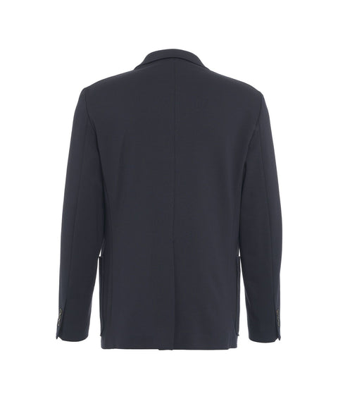 Blazer monopetto #blu