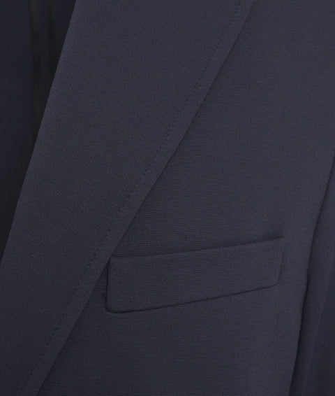 Blazer monopetto #blu