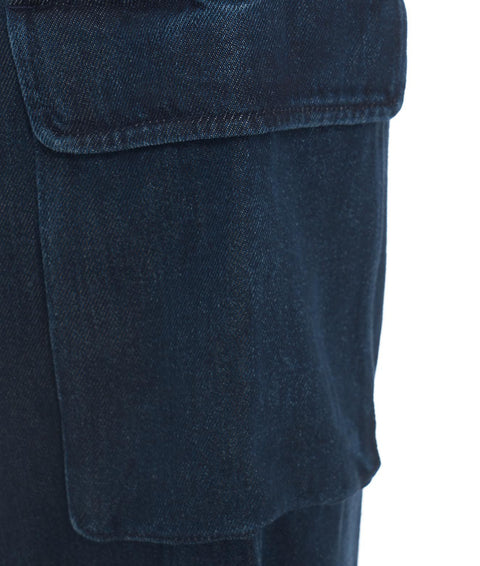 Jeans 'Cargo Palazzo' #blu