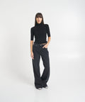 Wide leg jeans 'Lotta' #nero