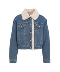 Giacca in denim Sherpa 'Nellie' #blu