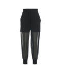 Pantaloni semitrasparenti #nero