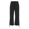 Pantaloni jogger con orlo sfrangiato #nero