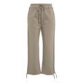 Pantaloni jogger con orlo sfrangiato #grigio