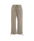 Pantaloni jogger con orlo sfrangiato #grigio