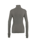 Long sleeve shirt in viscosa #grigio