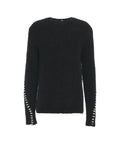 Morbido maglione in misto alpaca #nero