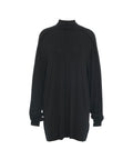 Longsleeve shirt in viscose #nero