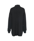 Longsleeve shirt in viscose #nero