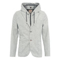 Giacca blazer con cappuccio 'Lewis' #grigio