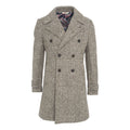 Pea coat in jersey di lana 'Rush' #beige