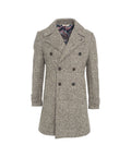 Pea coat in jersey di lana 'Rush' #beige