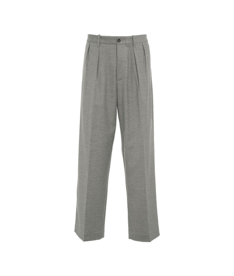 Pantaloni baggy a doppia pinces 'Kai' #grigio