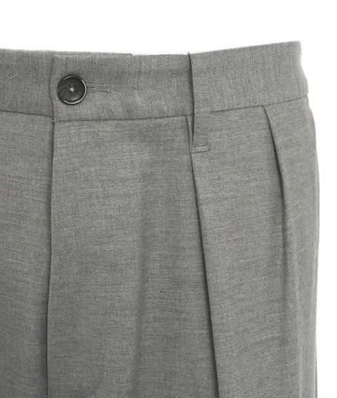 Pantaloni baggy a doppia pinces 'Kai' #grigio