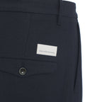 Pantaloni baggy a doppia pinces 'Kai' #blu