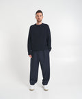 Pantaloni baggy a doppia pinces 'Kai' #blu