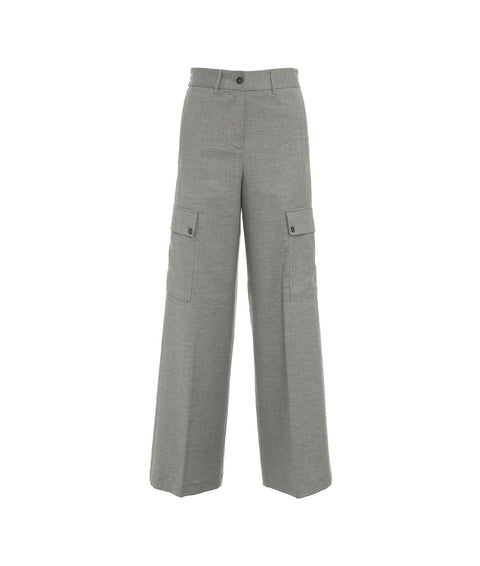 Pantalone cargo 'Violetta' #grigio