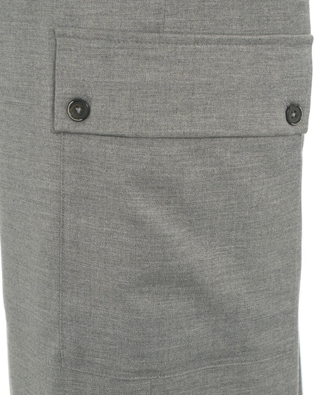 Pantalone cargo 'Violetta' #grigio