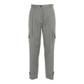 Pantaloni con tasche con patta #grigio