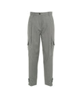 Pantaloni con tasche con patta #grigio