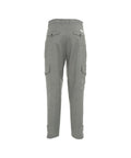 Pantaloni con tasche con patta #grigio