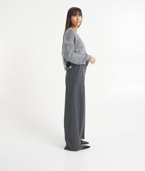 Pantalone Carrot Slim 'Nancy' #grigio