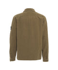 Overshirt in velluto a coste #beige