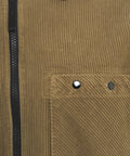 Overshirt in velluto a coste #beige