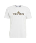 T-shirt con stampa del logo #bianco