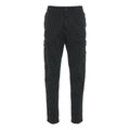 Pantaloni cargo con logo staccabile #nero