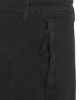 Pantaloni cargo con logo staccabile #nero